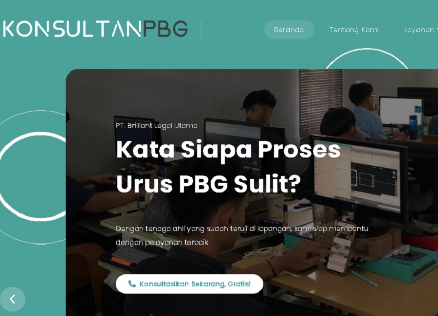 Website Company Profile <br> <i> (Konsultan PBG)</i>